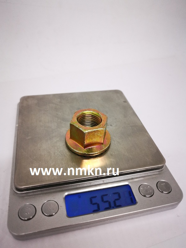 Гайка М16х1,5 с фланцем 3160-2304103  дин 6331 кл. пр. 10 гайка м16*1,5 с фланцем шкворня уаз хантер 3160-2304103 16х1.5 в интернет-магазине НМК